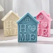 Home House Molds House Resin Mold House - Resin Casting Silicone Molds for Home Decor & Candle Making Wave Spiral Mold