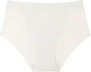 [Generic] Mid Waist Yoga Large Size Ice Silk Bottom Pants No Mesh Cotton Maternity Underwear Plus
