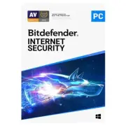 Bitdefender Internet Security 2025 200MB VPN 1 PC Device 1 Year (CARD BY POST)