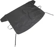 HEALLILY Oxford Fabric Car Windshield Cover Winter Ice Frost Protection Sun Heat Blocker Rainproof Night Visibility for Front Windshields