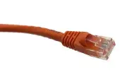 50 PACK LOT 25FT CAT6 Ethernet Patch Cable Orange RJ45 550Mhz UTP 7.5M