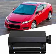 ElgnAura Aluminium Alloy Coolant Tank, Universal Radiator Expansion Tank 2L Capacity for Most Cars and Vehicles (Black)