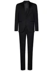 [Franzese Collection Pronta Sartoria] Abito Modello James Bond 007 Franzese Napoli 48 Nero