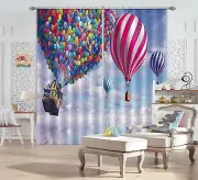 3D Air balloon8 Blockout Photo Curtain Printing Curtains Drapes Fabric Window AU