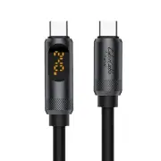 Hagibis PD240W USB-C Fast Charger Cable 1M 2M Silicone Charging Cord with LED Display for iPhone 16 16 Pro Max for SAMSU