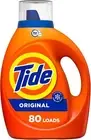 Tide Liquid Laundry Detergent, HE Compatible, Original Scent, 80 loads, 105 fl o