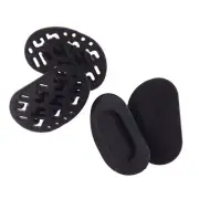 2 Pairs anti-slip silicone nose pads stick on nose pad for eyeglasses glasses CR