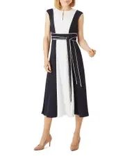 Hobbs London Rae Color-Blocked Midi Dress