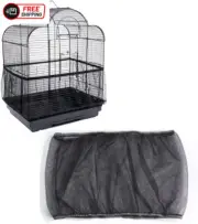 Bird Cage Seed Catcher Guard Universal Birdcage Cover Nylon Mesh Net,Bird Cage S