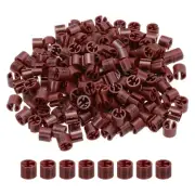 300Pcs 170 Size Clothes Hanger Marker Fit 3mm Rod for Garment Coding Dark Red