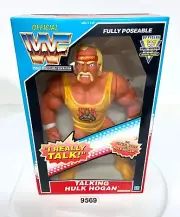 Vintage WWF Hasbro Talking Hulk Hogan Poseable 11" inch Action Figure 1990 MISB