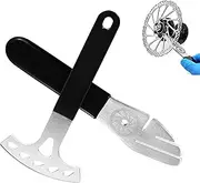 2pcs Rotor Truing Fork,Bicycle Disk Brake Rotor Alignment Tool Gap Regulator with 42mm for Large Adjustment and 15mm for Small Adjustment,Burr-Free Edges,No Damage to Your Disk,Repair tools