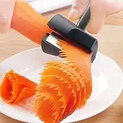 Vegetable Spiral Cutter Manual Spiralizer with Large Spring Design for Cutting Vegetables into Spirals Durable Salt Resistant Kitchen Tool for Salad Garnish an