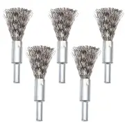 5 Pcs Stainless Steel Wire Wheel Useful Stainless Steel Wire Brush