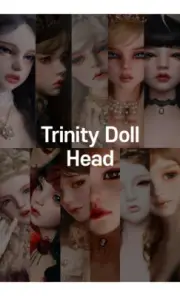 Dollmore (13-14)inch Head Trinity Doll Size Head Klaire (normal skin, no face-up