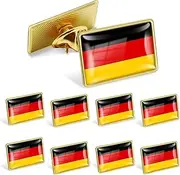 [YYDSPin] 12/25/50/100Pack Official Germany Flag Pins Bulk - Metal German National Lapel Pin