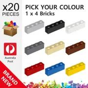 20x Genuine LEGO™ - 1 x 4 Bricks - 3010 6146 New Brick Parts