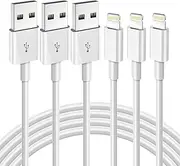 iPhone Fast Charging Cable [Apple MFi Certified] 3-Pack 6FT Lightning to USB Cable iPhone Charger Cord Compatible with iPhone 14 13 12 11 Pro Max XR XS X 8 7 6 Plus SE iPad and More 6FT