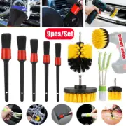Car Detailing Brush Kit Tool Clean Brushes Power Scrubber Drill Brush Accessory (for: Audi)