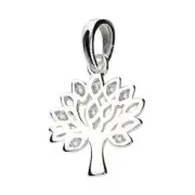 Pendant Small Tree Of Life With Cubic Zirconia Sterling Silver