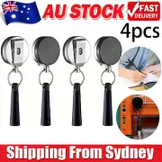 4pcs Retractable Pull Pen Holder Markers and Carpenter Pencils,Heavy Duty Elas