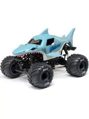 Losi Mini LMT Megalodon Monster Jam RC Monster Truck Electric 4WD 1/18 Scale ...