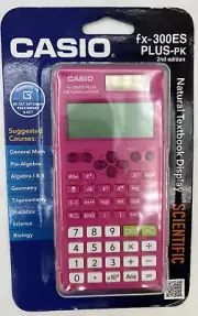 Casio fx-300ES PLUS 2nd Edition Scientific Calculator - Pink Brand New Sealed