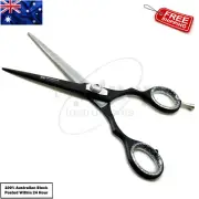 Black Color Barber Scissor 5.5" Hairdressing Salon Shearing Scissors