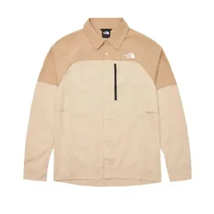 【The North Face】TNF 長袖襯衫 吸濕排汗防曬 M FIRST TRAIL UPF L/S SHIRT - AP 男 卡其(NF0A83TJPV6)