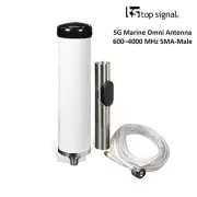 Top Signal 5G Marine Omni Antenna 600–4000 MHz SMA-Male TS210461