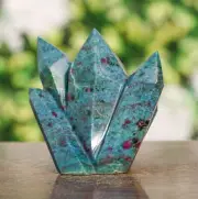 Nice 100MM Pink Ruby Apatite Rubijn / Rubin Stone Healing Chakra Point Tower