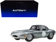 1/18 Jaguar Lightweight E-Type Roadster RHD Dark Silver Model Car by Autoart