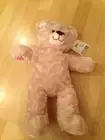 Stuffed plush animal bear Build a Bear 16" cream light brown teddy bear NEW