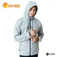 在飛比找蝦皮商城優惠-【UV100】 防曬 保暖FLEECE連帽外套-男(AA20