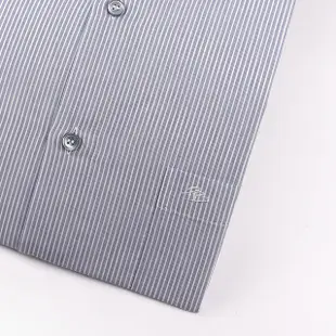 皮爾帕門pb灰色細條紋、低調穩重、合身長袖襯衫65160-10-襯衫工房