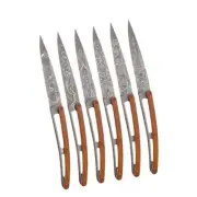 Deejo Set 6 Steak Knives Grand Siecle