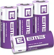 EEMB CR123A Lithium Batteries 3V 1500mAh CR123 Battery with High Capacity for Flashlight Toys Alarm System Non-Rechargeable NOT for Arlo Camera (4)