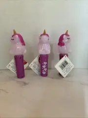 3 Valentines unicorn light up spinners for ages three and up