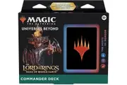 Magic The Gathering The Lord of The Rings: Tales of Middle-Earth Commander Deck The Hosts of Mordor + Collector Booster Sample Pack