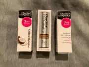 ~ 3 Chapstick Total Hydration 3-In-1 Lip Care Coconut Hydration Non Tinted ~