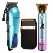 Professional Barber Hair Cutter Beard Trimmer Hair Trimmer Shaving Machine Hair Clipper Hair Cutting Electric Razor Men Shaver