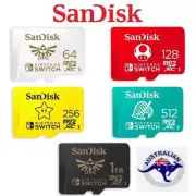 Micro Memory Card for Nintendo Switch Game 64GB / 256GB / 128GB/512GB SD XC C10