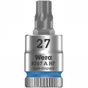 Wera 05003367001 8767 A HF TORX® Zyklop bit socket, 1/4" drive, TX27