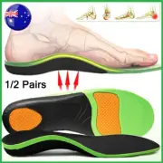 Orthotic Insoles Arch Support Flat Foot High Plantar Feet Fasciitis Shoes Insert