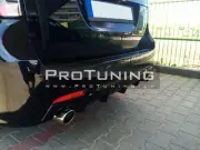 RS Rear Bumper Lower Spoiler/ Diffuser addon Insert Aero look for Saab 9-3 08-14 (for: Saab)