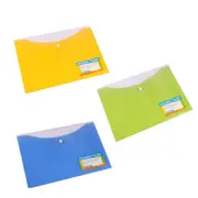 Beautone Button Close Document Wallet (A4) - Caribbean Lime