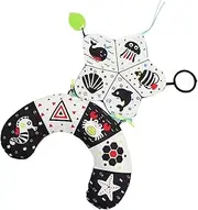 Educational Tummy Time Toy Star Motif Soft Fabric for Infants Safe for Crawling Newborns