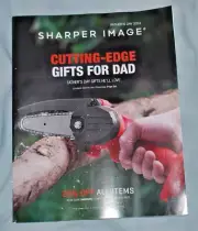 (NEW) The Sharper Image Father's Day 2024 Catalog Cutting Edge FAST FREE SHIP