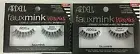 ARDELL Wispies Black Eyelashes Lightweight Invisiband Fashion Faux Mink Set Of 2