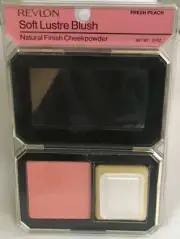 2 Revlon Soft Lustre Blush FRESH PEACH NATURALLY FINISH CHEEK POWDER pl read